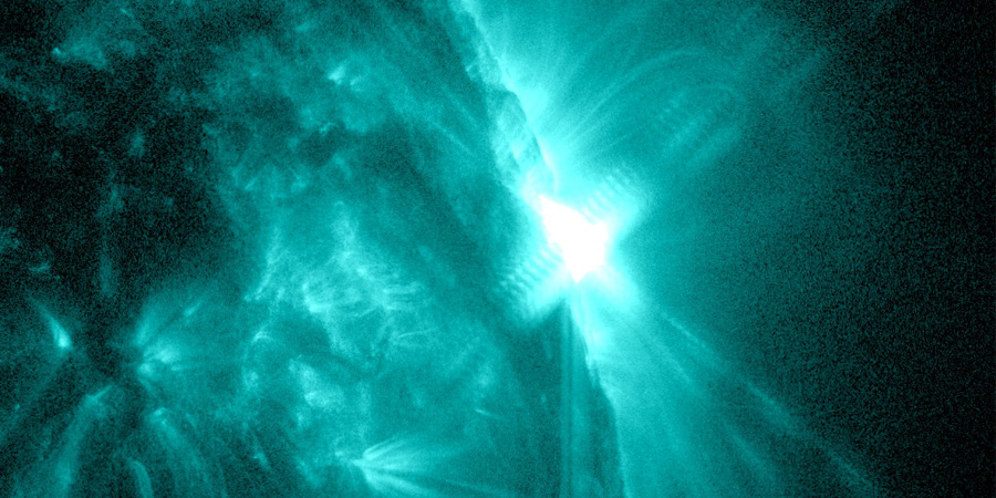 Two strong M-class solar flares