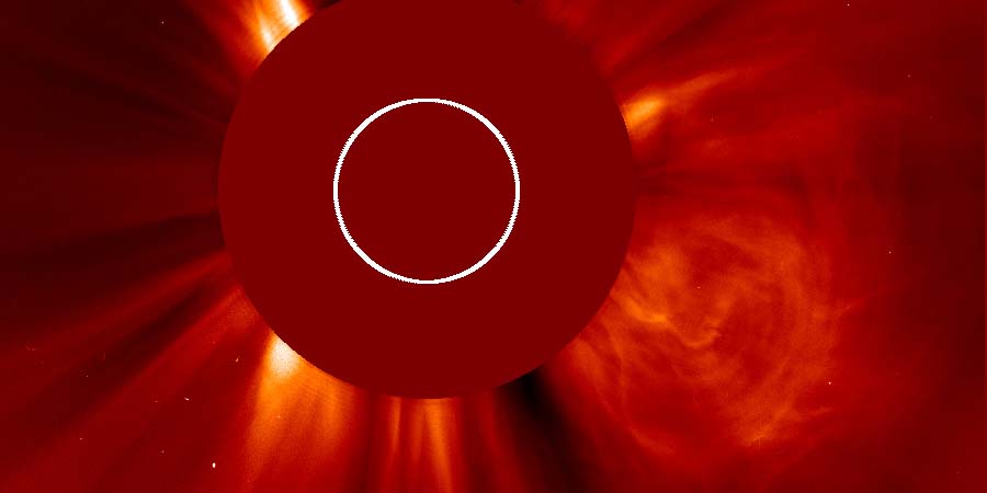 Earth-directed CME, M6 solar flare